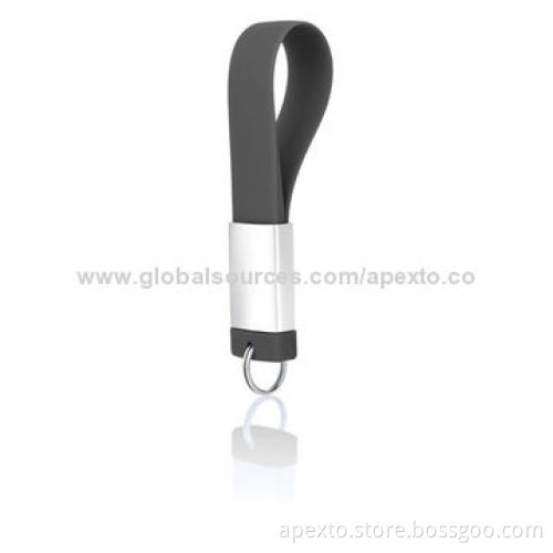 Silicone Lanyard USB Flash Drive with Metal Case and 512MB to 32GB Capacity Range